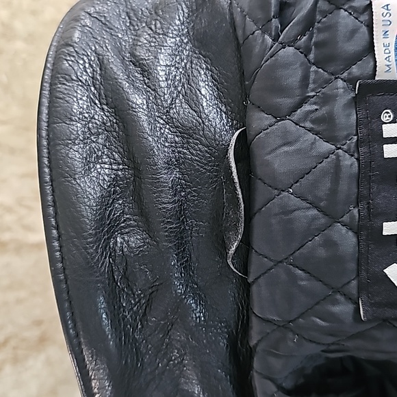 Scott NYC Leather Jacket Mens 40 - Picture 14 of 16